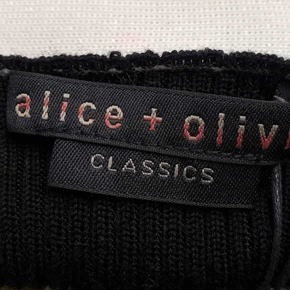 Alice + Olivia Alcina Rib-Knit Sweater Dress - Size XL - Picture 14 of 14